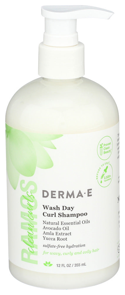 DERMA E (Pack of 5) Derma E Shampoo Rosemary Wash Day Care Hair Care 12 Fl Oz