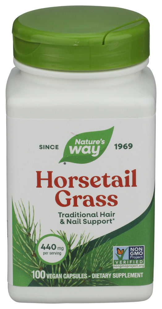 NATURES WAY (Pack of 8) Natures Way Horsetail Grass 100 Vegetarian Capsules Her 100 Capsules