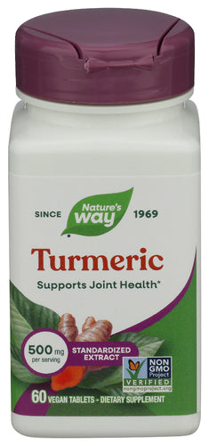 NATURES WAY (Pack of 3) Natures Way Turmeric Standardized Herbal Supplement Table 60 Tablets