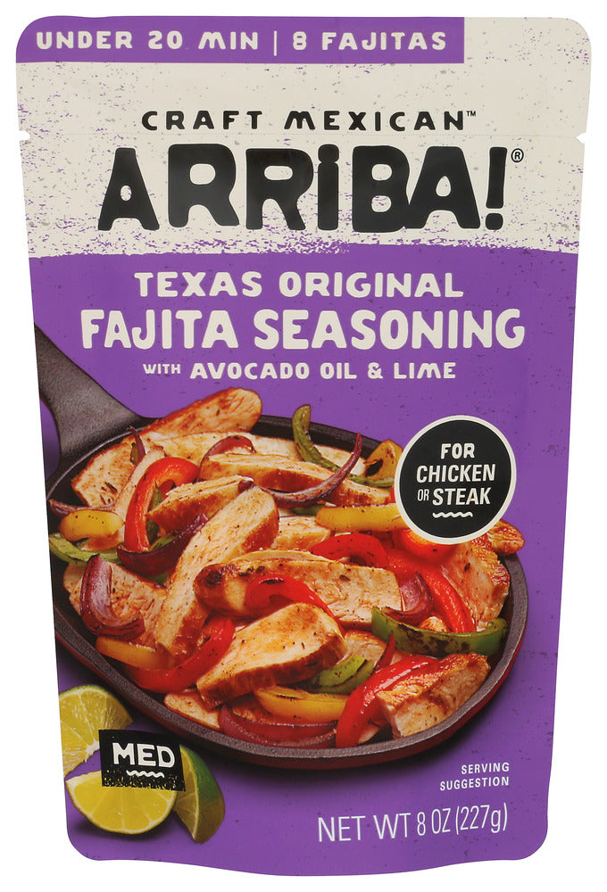 ARRIBA (Pack of 18) Arriba Fajita Texas Original Simmer Sauce 8 Oz