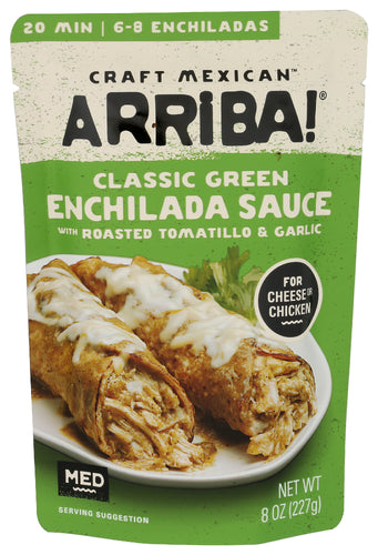 ARRIBA (Pack of 18) Arriba Sauce Enchilada Green Simmer Sauce 8 Oz
