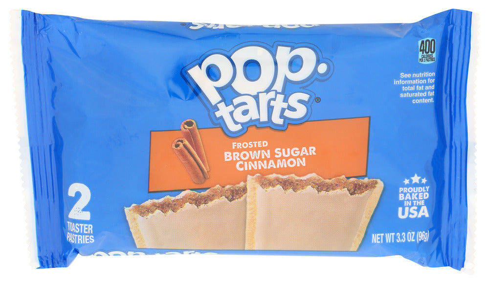 KELLOGGS (Pack of 54) Kelloggs Pop Tarts Brown Sugar Cinnamon Toaster Pastries 3.3 Oz