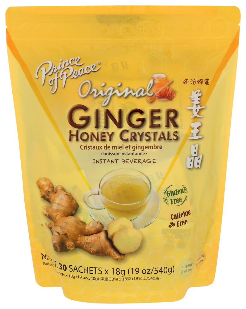 Prince Of Peace Tea Inst Ginger Honey Crystal 30 bag