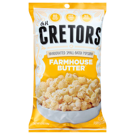 Gh Cretors Popcorn Farmhs Butter 4.5 oz (Pack Of 12)