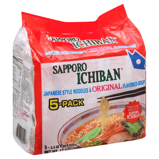Sapporo Ramen Original Flavored 17.5 oz (Pack Of 6)