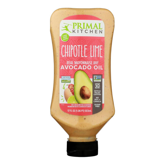 Primal Kitchen - Mayonnaise Avocado Chipotle Lime Squeeze 17 fl. oz (Pack of 6)