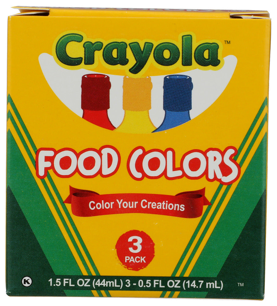 CRAYOLA (Pack of 24) Crayola Food Coloring Gel Primary Colors 1.5 Fl Oz