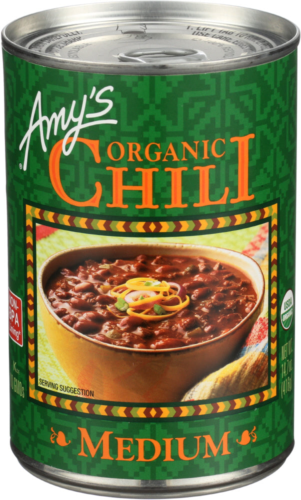 Amy's Organic Chili Medium Chili Soup