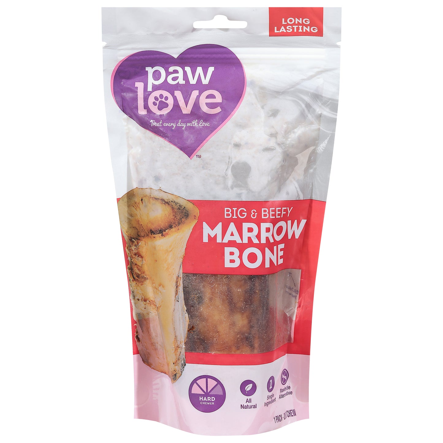 Paw Love Marrow Bone 1 Ea (Pack Of 6)