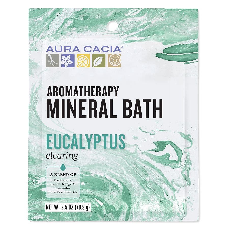 AURA CACIA (Pack Of 12) Aura Cacia Bath Mineral Eucalyptus Clearing 2.5 Oz