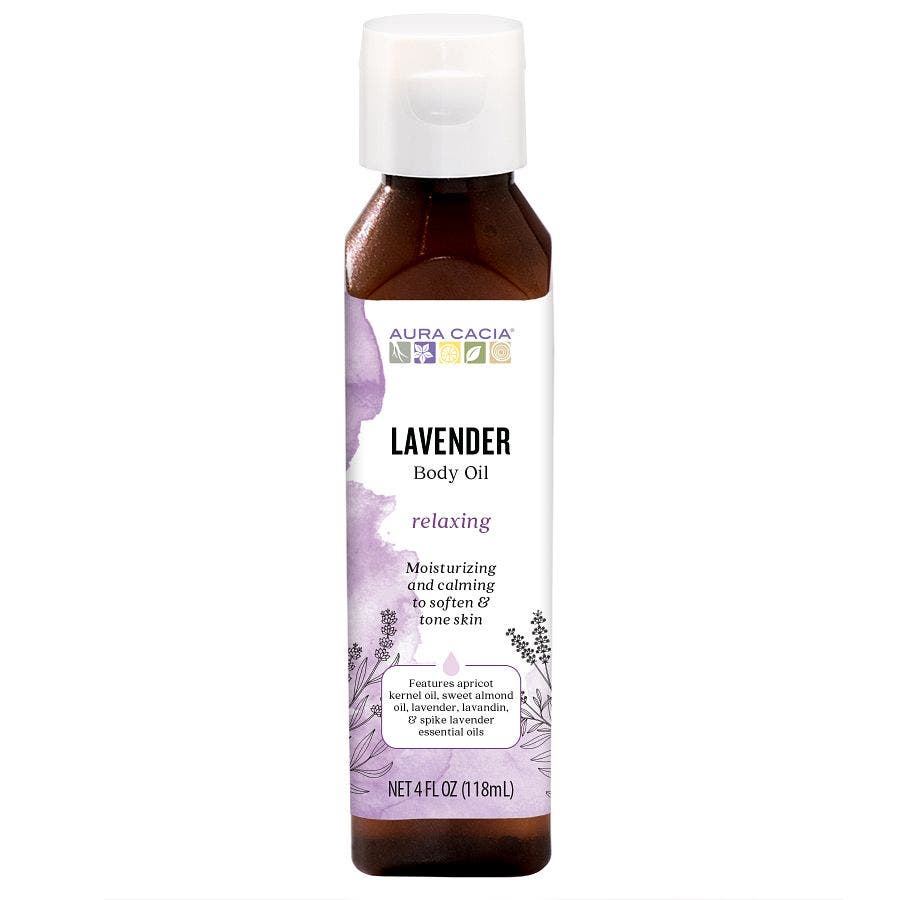AURA CACIA (Pack of 9) Aura Cacia Relaxing Lavender Body Oil 4 Oz