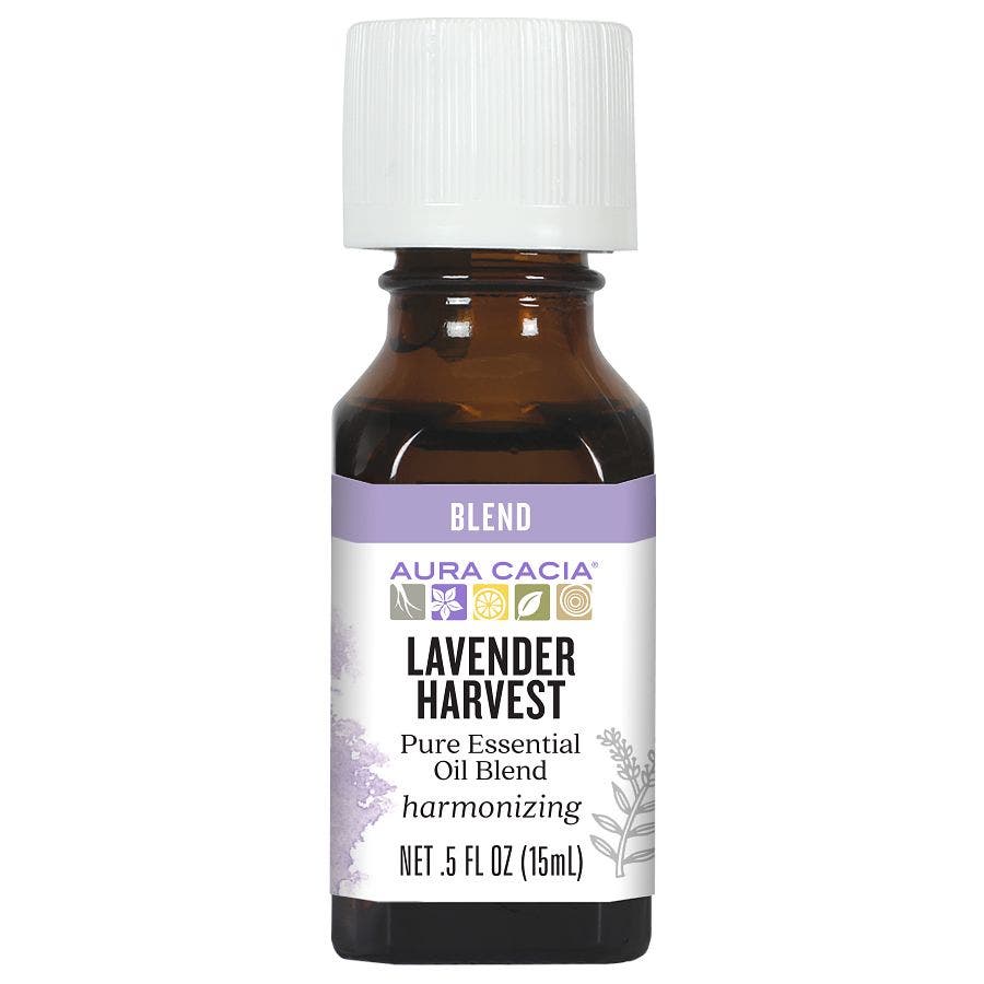 AURA CACIA (Pack of 7) Aura Cacia Essential Oil Blend Lavender Harvest 0.5 Oz
