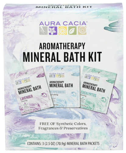 AURA CACIA (Pack Of 3) Aura Cacia Bath Kit Mineral 1 Each