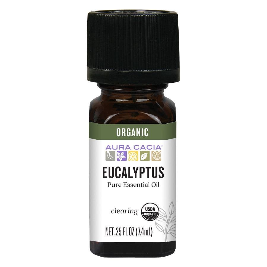 AURA CACIA (Pack of 10) Aura Cacia Organic Eucalyptus Essential Oil 0.25 Oz