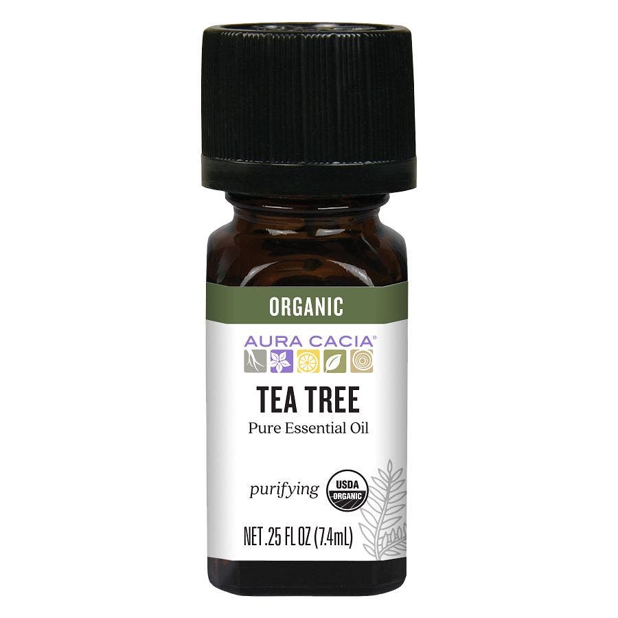 AURA CACIA (Pack of 12) Aura Cacia Organic Tea Tree Essential Oil 0.25 Oz