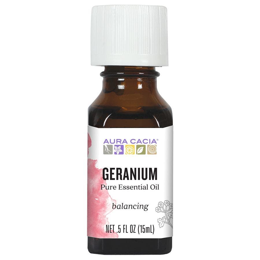 AURA CACIA (Pack of 5) Aura Cacia Essential Oil Geranium 0.5 Oz