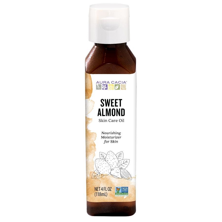 AURA CACIA (Pack of 12) Aura Cacia Sweet Almond Oil Skincare 4 Oz