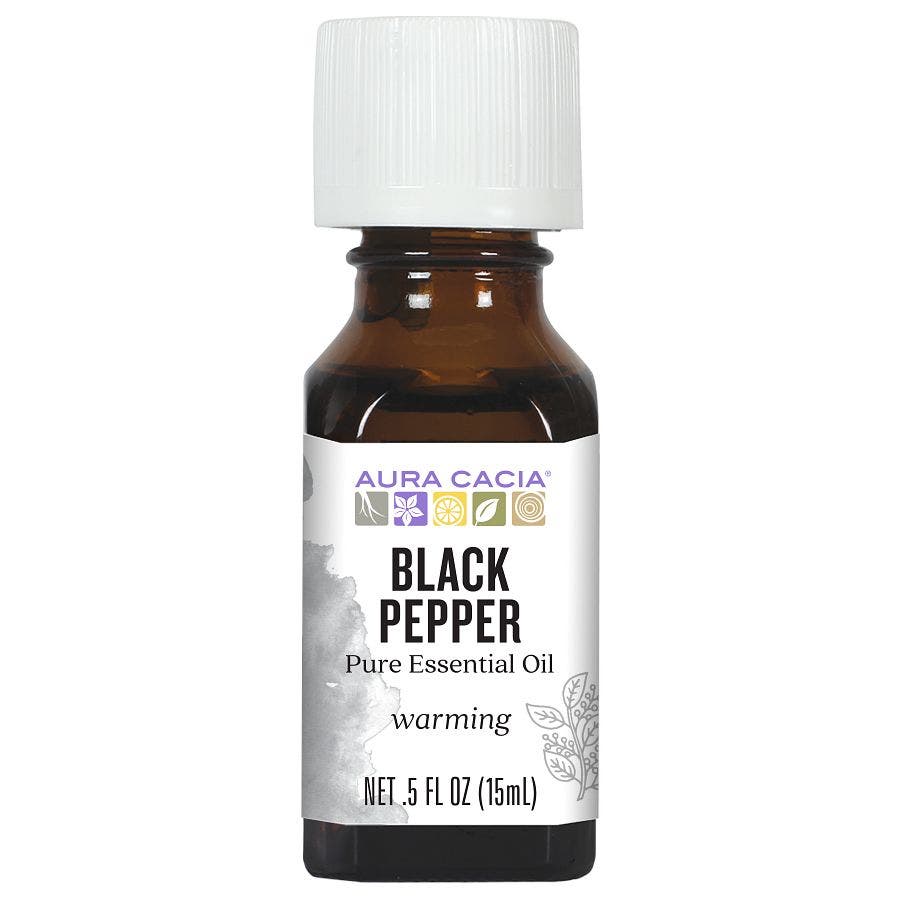 AURA CACIA (Pack of 6) Aura Cacia Essential Oil Oil Ess Black Pepper 0.5 Fl Oz