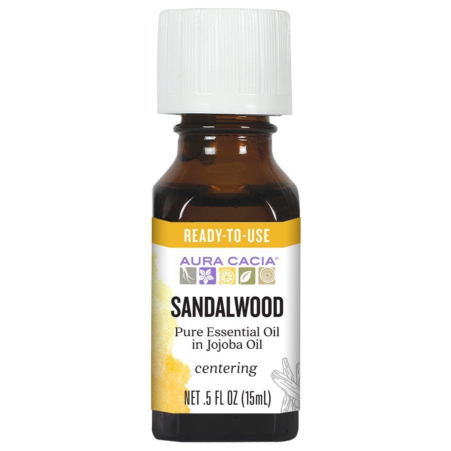 AURA CACIA (Pack of 5) Aura Cacia Essential Oil Sandalwood 0.5 Oz