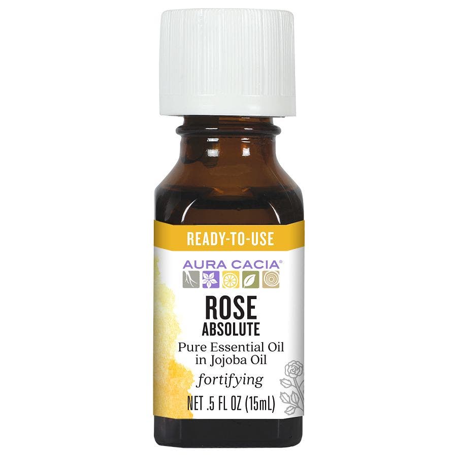 AURA CACIA (Pack of 6) Aura Cacia Rose Absolute Essential Oil 0.5 Oz