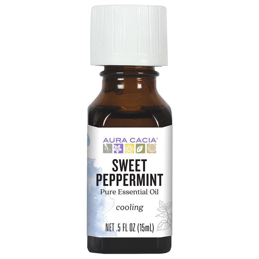 AURA CACIA (Pack of 10) Aura Cacia Sweet Peppermint Essential Oil 0.5 Oz