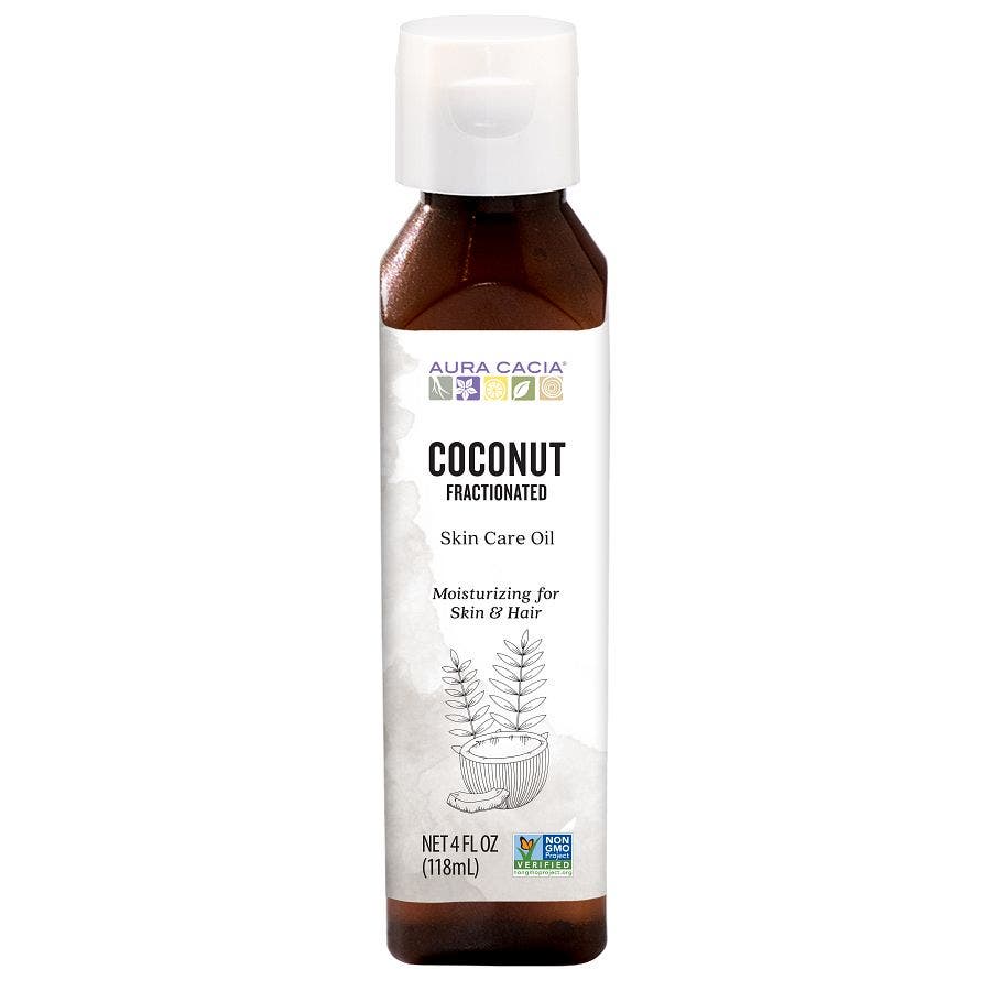 AURA CACIA (Pack of 12) Aura Cacia Fractionated Coconut Oil 4 Fl Oz