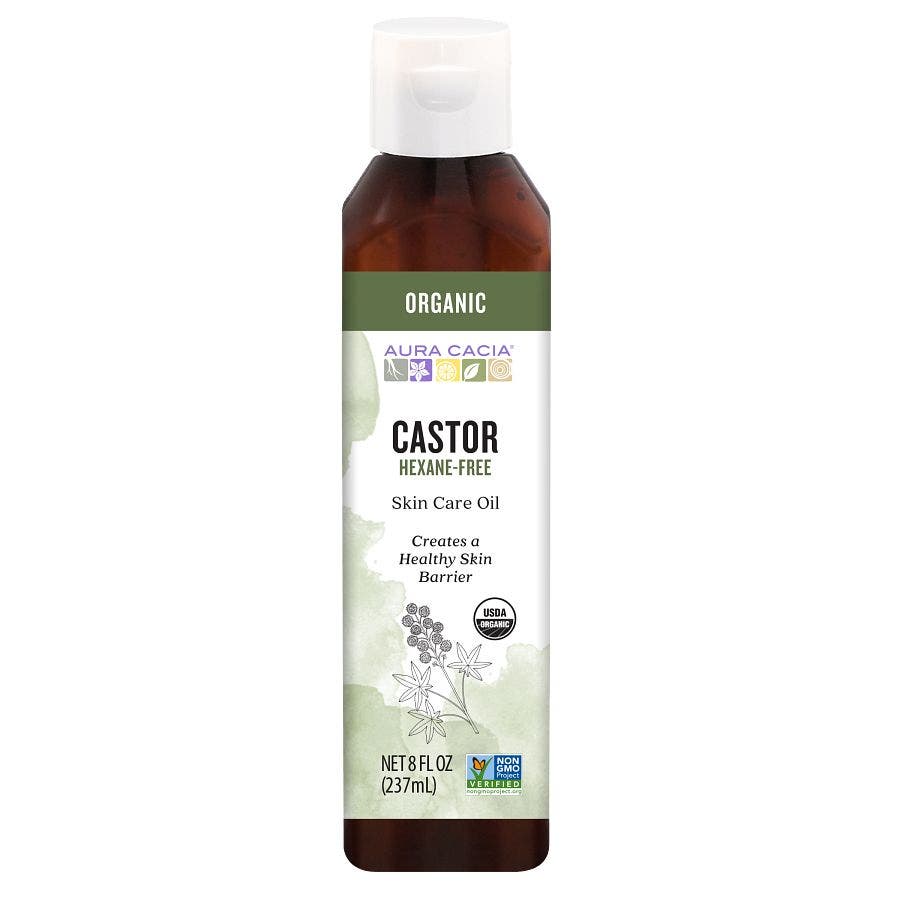 AURA CACIA (Pack of 7) Aura Cacia Organic Castor Oil 8 Fl Oz