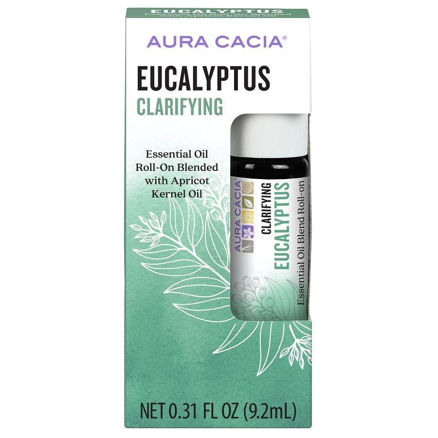 AURA CACIA (Pack of 10) Aura Cacia Essential Oil Eucalyptus Roll-on 0.31 Fl Oz