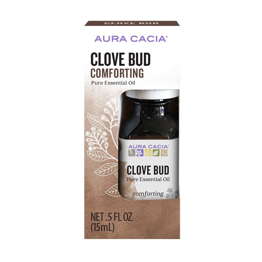 AURA CACIA (Pack of 12) Aura Cacia Essential Oil Clove Bud Box 0.5 Fl Oz