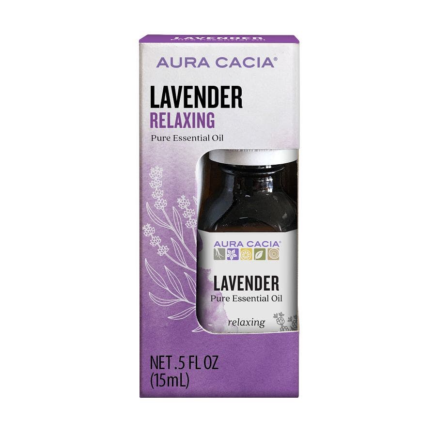 AURA CACIA (Pack of 7) Aura Cacia Essential Oil Lavender Boxed 0.5 Oz