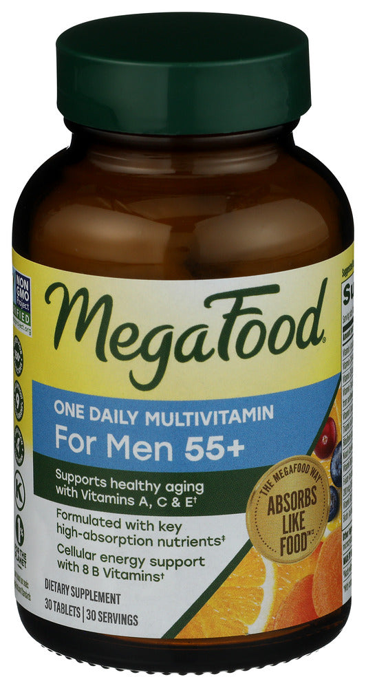 MEGAFOOD (Pack of 3) MegaFood Mens Multivitamin Plus 55 Tablets 30 Each