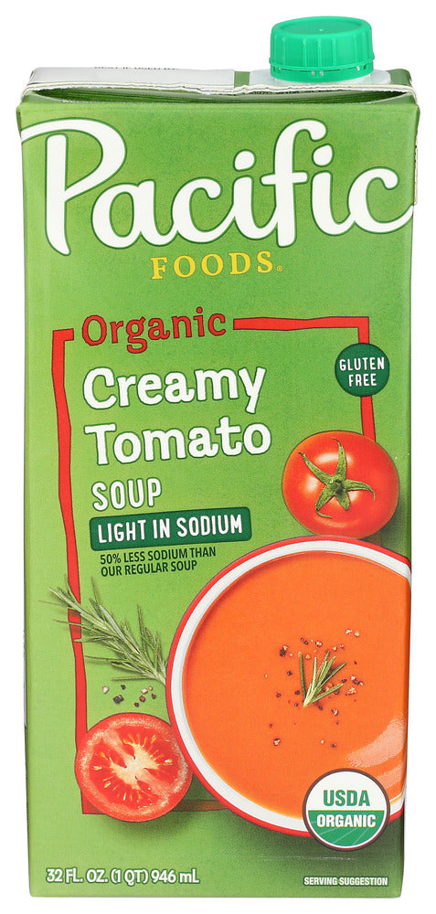 Pacific Foods Soup Low Sodium Creamy Tomato Organic