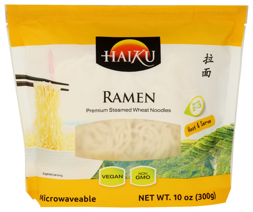 HAIKU (Pack Of 12) Haiku Ramen Noodles Steamed Wheat Noodles 10.58 Oz