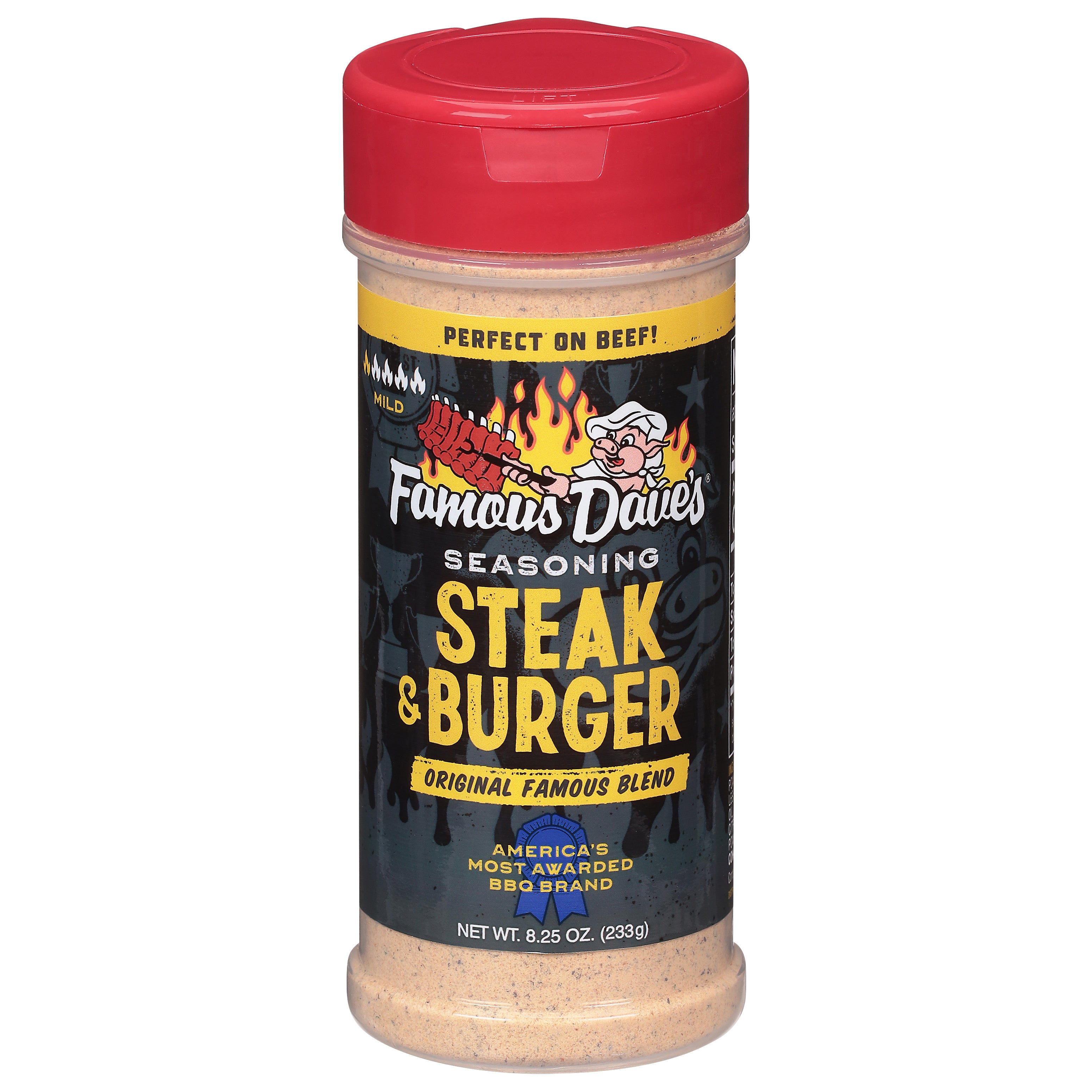 Famous Dave's Seasoning Steak Burger