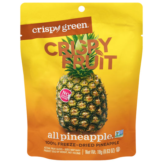 Crispy Green Pineapple Dried Single Serve 0.63 oz (Pack Of 12)