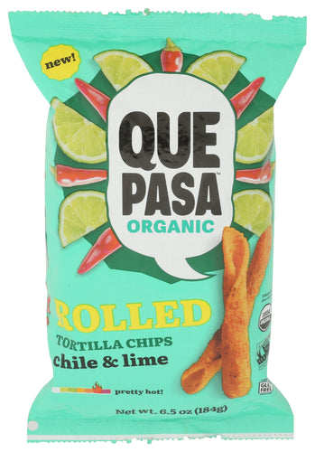 Que Pasa Chips Rold Chile Lime Organic