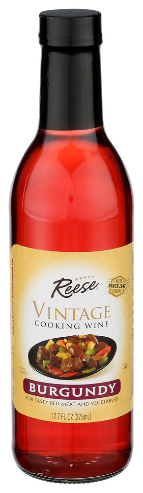 REESE (Pack of 18) Reese Wine Cooking Burgundy Vinegar 12.7 Fl Oz
