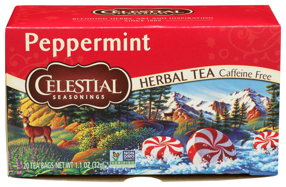 Celestial Seasonings Tea Herb Peppermint 20 bag