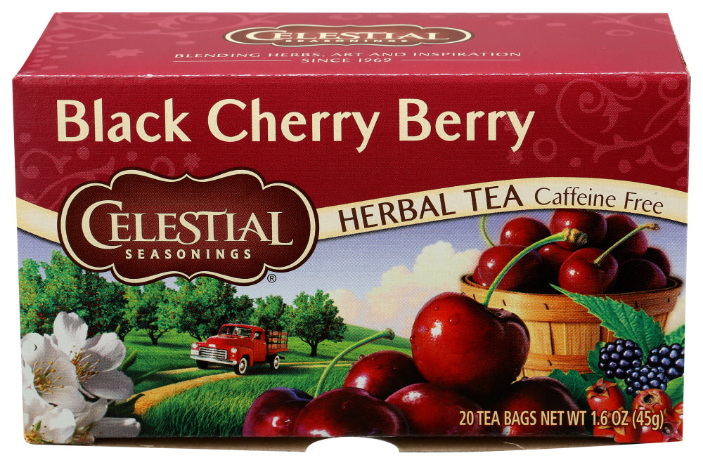 Celestial Seasonings Herb Tea Black Cherry Berry, 20-count