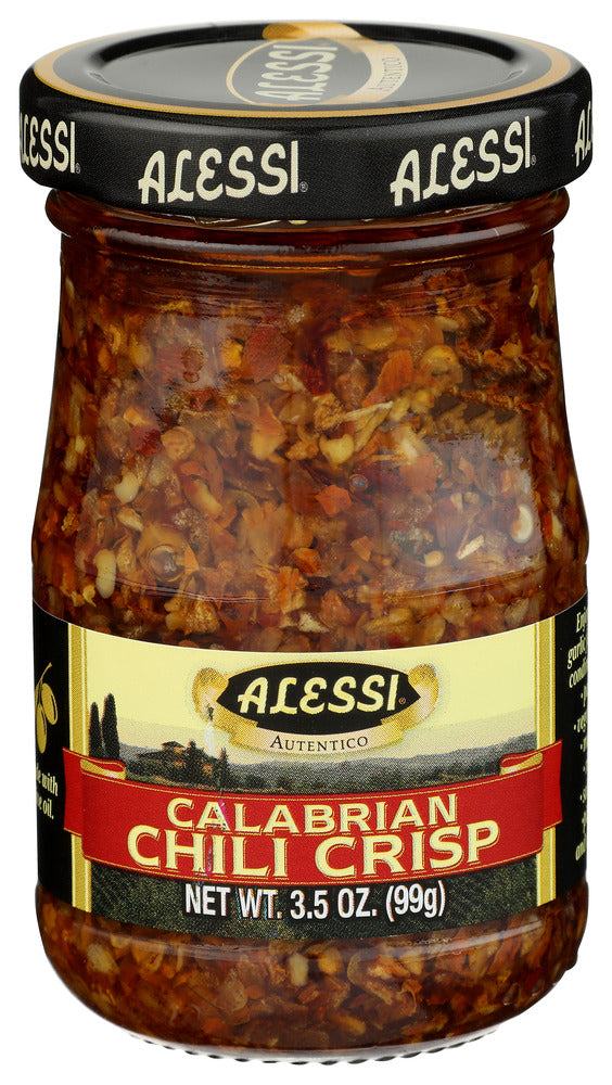 ALESSI (Pack of 12) Alessi Chili Calabrian Crisp Spread Condiment 3.5 Oz