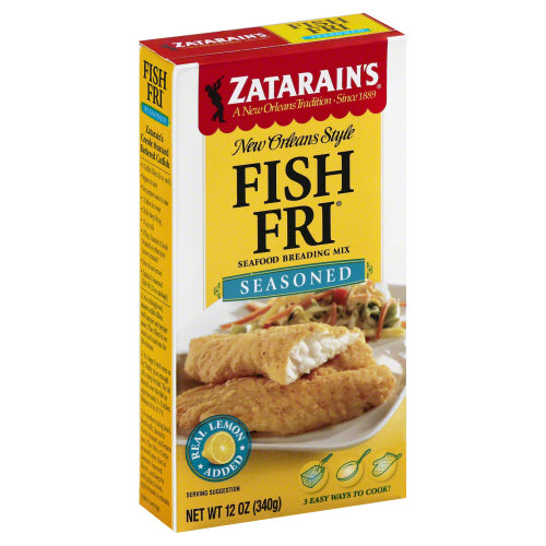 ZATARAINS (Pack Of 24) Zatarain's Breading Fish Fry Seasoned 12 Oz