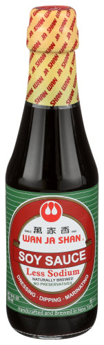 WANJASHAN (Pack of 12) Wanjashan Natural Soy Sauce No Preservatives Added Sodium 10 Oz