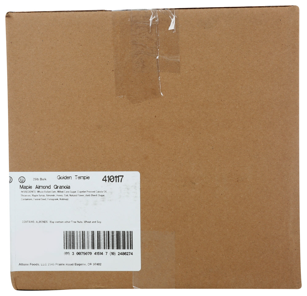 Golden Temple Granola, Maple Almond, 25-pounds