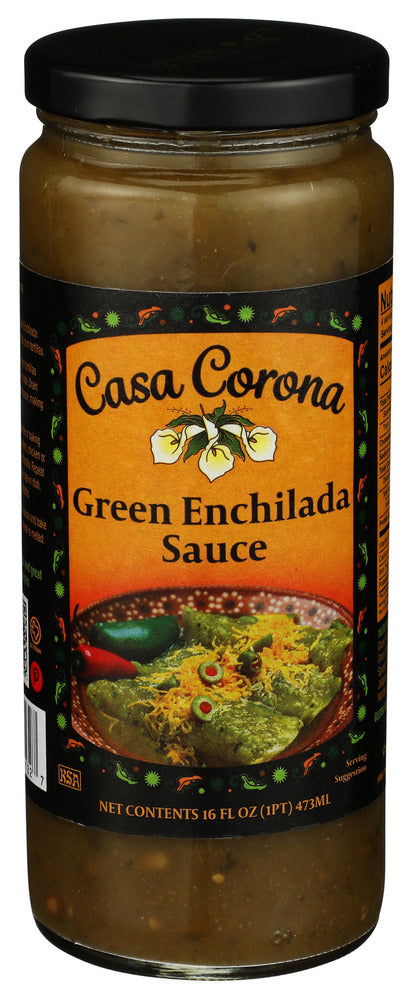 Casa Corona Enchilada Green Sauce for Enchiladas Simmer Sauce