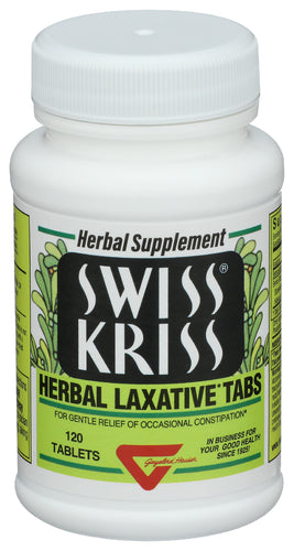 SWISS KRISS (Pack of 8) Swiss Kriss Herbal Laxative Tablets Digestive Aid 120 Tablets