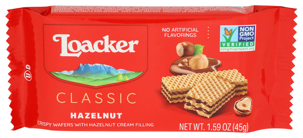 LOACKER (Pack Of 24) Loacker Classic Hazelnut Wafer 1.59 Oz