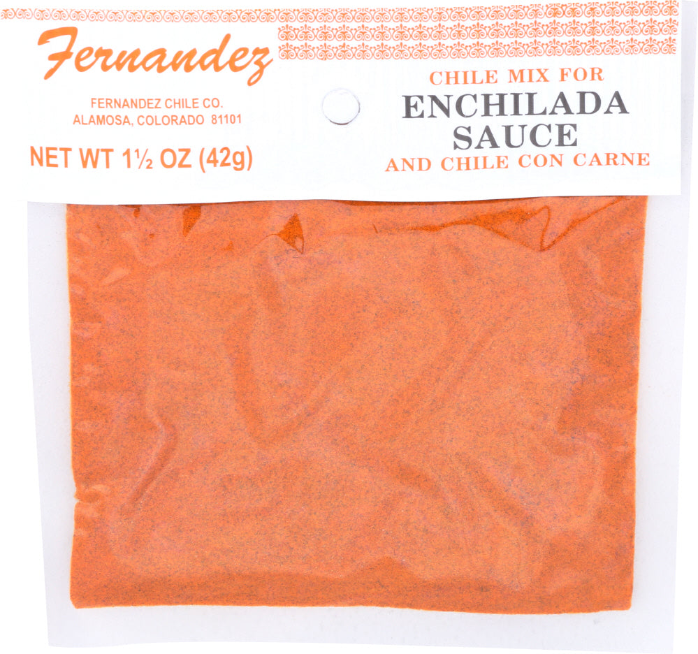 FERNANDEZ (Pack of 60) Fernandez Enchilada Sauce Mix Authentic Mexican Herbs Season 1.5 Oz