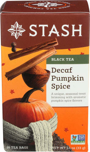 Stash Tea Decf Pumpkin Spice 18 bag