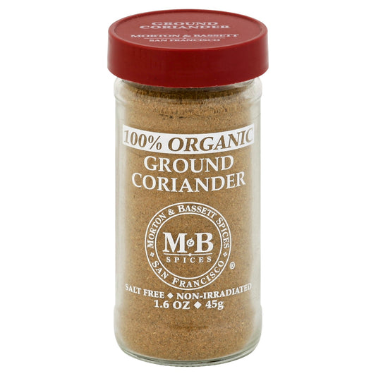 Morton & Bassett Coriander Ground Organic 1.6 Oz Pack of 3