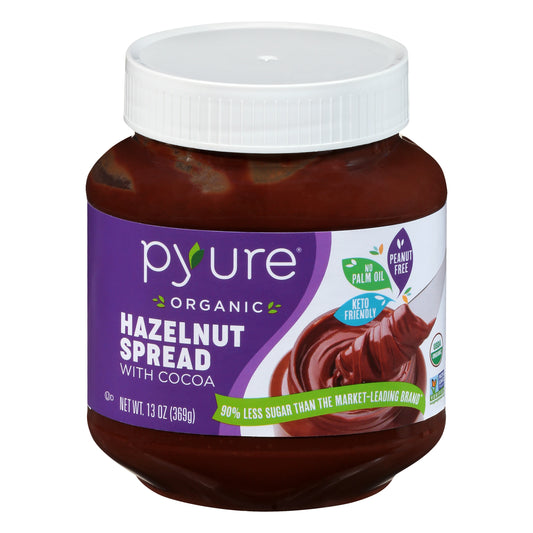 Pyure Spread Hazelnut Cocoa Organic 13 Oz (Pack Of 6)